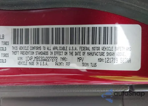 2016 Jeep Cherokee Trailhawk z USA, uszkodzony, nr VIN 1C4PJMBS3GW227272